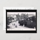 古いポストカード - リヨン、ペラッシュ駅 ポストカード (正面/裏面)