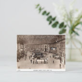 古いポストカード – ロンドンのウォータールー駅 ポストカード (スタンド正面)