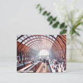 古いポストカード – ロンドンのキングス・クロス・ステーション ポストカード (スタンド正面)