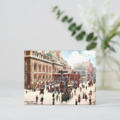 古いポストカード – ロンドンのブロード通りステーション ポストカード (スタンド正面)