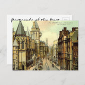 古いポストカード – ロンドンの法廷 ポストカード (正面/裏面)