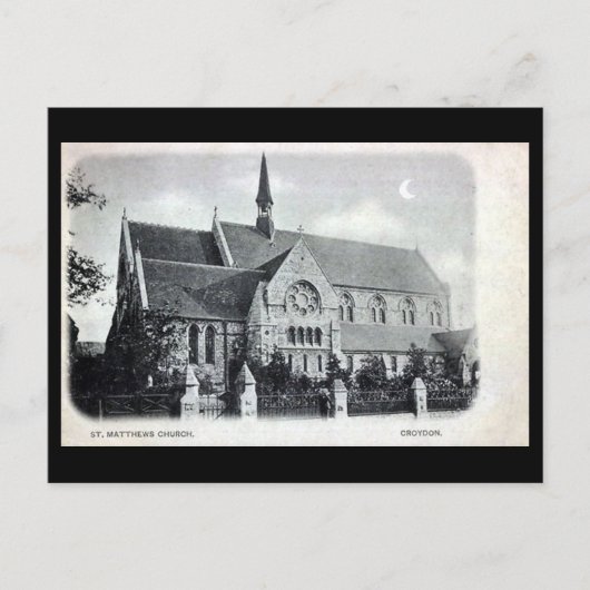 古いポストカード – ロンドン、クロイドン ポストカード (正面)