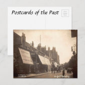 古いポストカード - ロンドン、ブロムリー、ハイ ストリート ポストカード (正面/裏面)