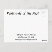 古いポストカード - ワシントンDC、アメリカ ポストカード (裏面)