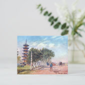 古いポストカード – 上海、中国 ポストカード (スタンド正面)