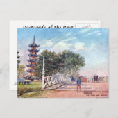 古いポストカード – 上海、中国 ポストカード (正面/裏面)