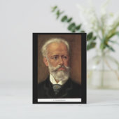 古いポストカード – 作曲家 – Tchaikovsky ポストカード (スタンド正面)