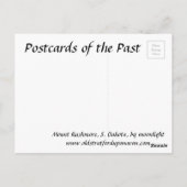 古いポストカード – 山ラシュモア， S Dakota ポストカード (裏面)