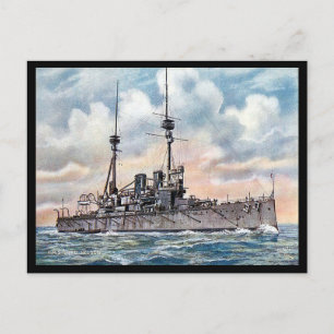 古いポストカード – 戦艦HMS Lord Nelson ポストカード