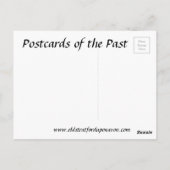 古いポストカード – 春 ポストカード (裏面)