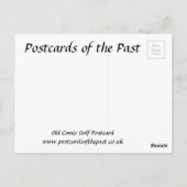 古いポストカード – 漫画 – ゴルフ ポストカード