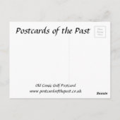 古いポストカード – 漫画 – ゴルフ ポストカード (裏面)