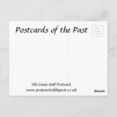 古いポストカード – 漫画 – ゴルフ – 失ったボール ポストカード (裏面)