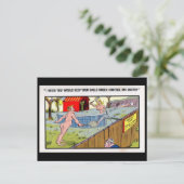 古いポストカード – 漫画 – テニス ポストカード (スタンド正面)