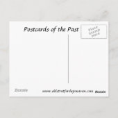 古いポストカード – 漫画 – テニス ポストカード (裏面)