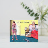 古いポストカード – 真のゴルファー ポストカード (スタンド正面)