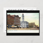 古いポストカード – 米国オハイオ州カントン ポストカード (正面/裏面)