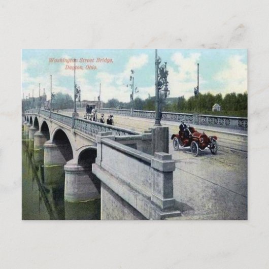 古いポストカード – 米国オハイオ州デイトン ポストカード (正面)
