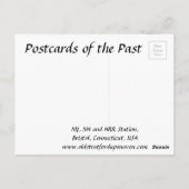 古いポストカード – 米国コネチカット州ブリストル ポストカード (裏面)