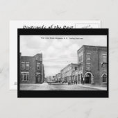 古いポストカード – 米国ノースカロライナ州モルガントン ポストカード (正面/裏面)