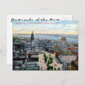 古いポストカード – 米国ミシガン州デトロイト ポストカード (正面/裏面)