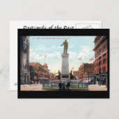 古いポストカード – 米国ユタ州ソルトレイクシティのメインセント ポストカード (正面/裏面)