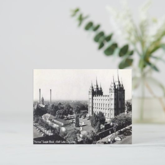 古いポストカード – 米国ユタ州ソルトレイクシティ ポストカード (スタンド正面)