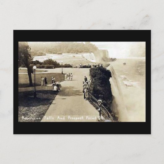 古いポストカード – 見込み客ポイント、ナイアガラ秋 ポストカード (正面)