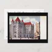 古いポストカード – 貯蓄銀行、バッファロー、ニューヨーク ポストカード (正面/裏面)