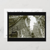 古いポストカード – 鉄道交差点、ニューキャッスルオンタイン ポストカード (正面/裏面)