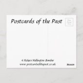 古いポストカード – A Vickers Wellington Bomber ポストカード (裏面)