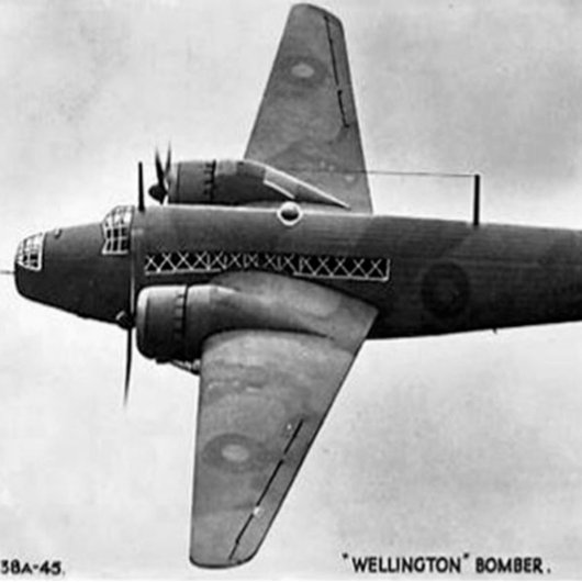 古いポストカード – A Vickers Wellington Bomber ポストカード