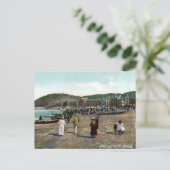 古いポストカード – Aberystwyth Sands ポストカード (スタンド正面)
