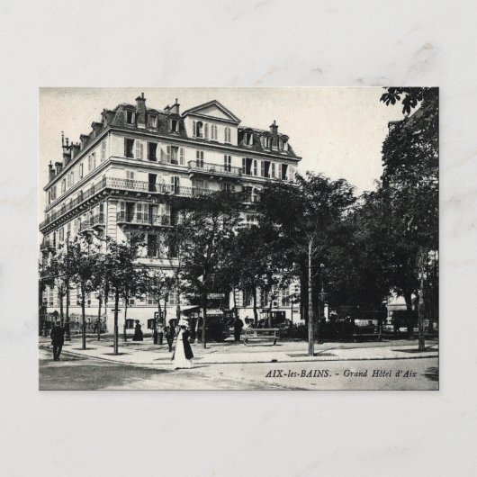 古いポストカード – Aix-les-Bains,フランス ポストカード (正面)