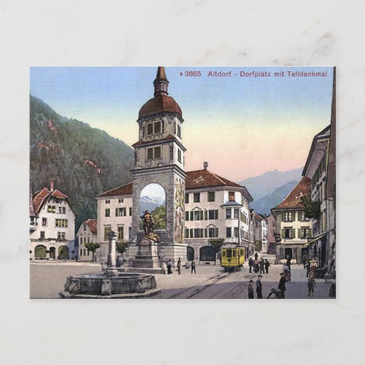 古いポストカード – Altdorf, Uri.スイス ポストカード (正面)