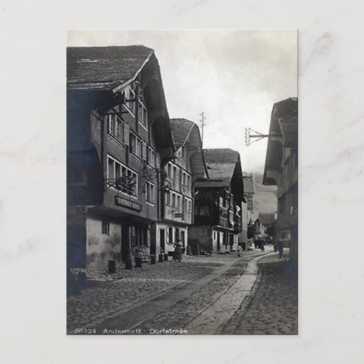 古いポストカード – Andermatt, Schweiz ポストカード (正面)
