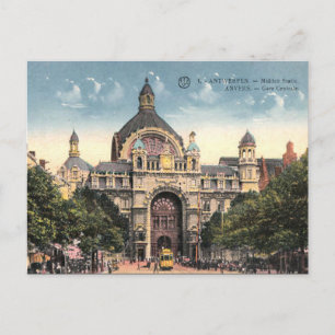 古いポストカード – Antwerp/Anvers,ベルギー ポストカード