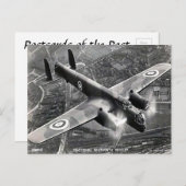 古いポストカード – Armstrong Whitworth "Whitley" ポストカード (正面/裏面)