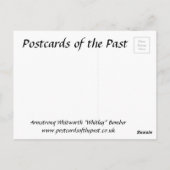 古いポストカード – Armstrong Whitworth "Whitley" ポストカード (裏面)