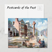 古いポストカード – Askrigg, Yorkshire ポストカード (正面/裏面)