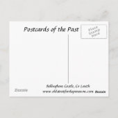 古いポストカード – Bellingham Castle, Co Louth ポストカード (裏面)
