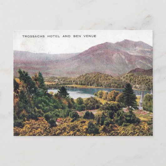 古いポストカード – Ben Venue, Trossachs, Scotland ポストカード (正面)