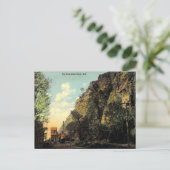 古いポストカード – Big Rock, Little Rock, Arkansas ポストカード (スタンド正面)