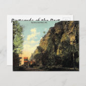 古いポストカード – Big Rock, Little Rock, Arkansas ポストカード (正面/裏面)