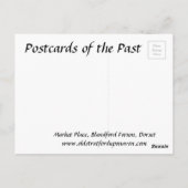 古いポストカード – Blandford Forum, Dorset ポストカード (裏面)