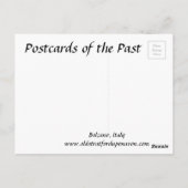 古いポストカード – Bolzano, Italy ポストカード (裏面)