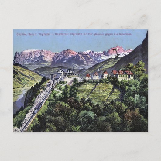 古いポストカード – Bolzano, Italy ポストカード (正面)