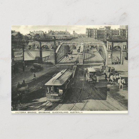 古いポストカード – Brisbane, Queensland ポストカード (正面)