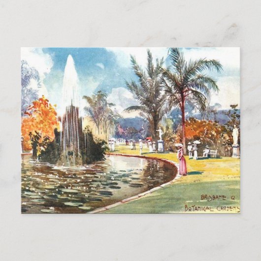 古いポストカード – Brisbane, Queensland ポストカード (正面)