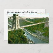 古いポストカード – Bristol ポストカード (正面/裏面)